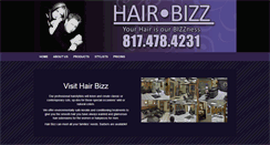 Desktop Screenshot of hairbizz.net
