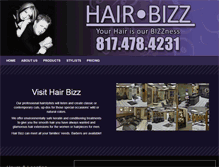 Tablet Screenshot of hairbizz.net